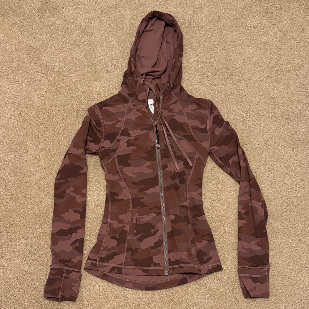lululemon athletica Brown Camo Hoodie